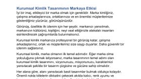 Bi fikir Bi sanat- Kurumsal Kimlik Tasarımı