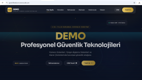 Guvenlik Sistemleri Web + CRM + Admin Panel