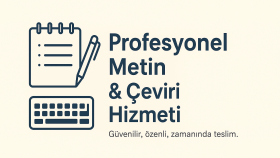 İngilizce ve Türkçe olarak profesyonel içerik  üretirim
