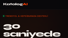 KatalogAI E-Ticaret Landing Page Tasarımı
