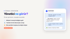 Telegram Destek Botu - Örnek Görünüm