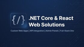 modern .NET ve React web uygulamaları geliştiriyorum