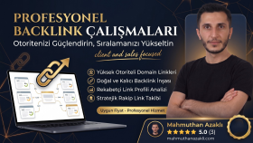 sıralama odaklı doğal ve etkili backlink çalışması sağlarım
