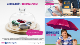 MSM Global Sigorta sosyal medya tasarımları