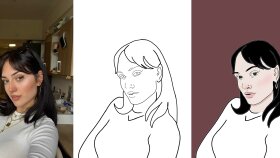 fotoğrafınızdan minimal line art dijital portre çizerim