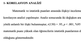 SPSS ve JAMOVI Analizleri için APA-7 Raporlama