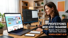  modern ve profesyonel web siteleri tasarlarım