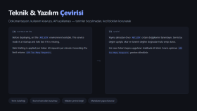 İngilizce teknik metin ve yazılım dokümanlarınızı çeviririm