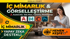 profesyonel iç mekan tasarımı yaparım
