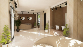 Danışma-Mutfak-Otel odası