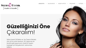 Güzellik Merkezi hizmet tanıtım web sitesi