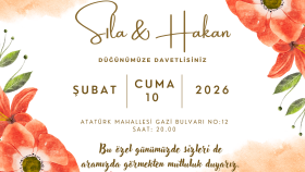 kişiye özel modern düğün davetiye tasarımı yaparım