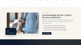 Kurumsal Emlak & Gayrimenkul Web Sitesi Tasarımı