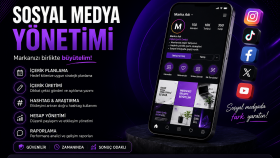 sizin için sosyal medya hesaplarınızı yönetirim