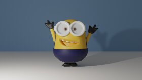 Minion Bob 3D model