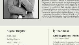 Hazırladığım taslak cv'lerden birer örnek.
