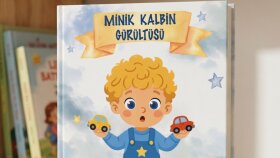 'Minik Kalbin Gürültüsü' Minikler için hikaye kitap tasarımı