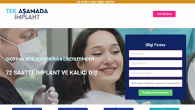 Sağlık Sektörü Diş Kliniği Landing Page