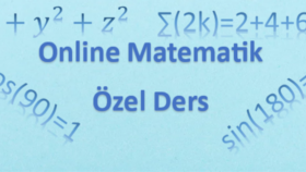  online matematik özel dersi veririm