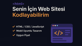 sizin için web sitesi kodlayabilirim