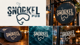 Şnorkel - Pub Logo Tasarım