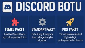 isteğiniz üzere Discord botu yaparım