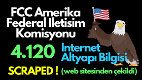FCC Amerika Federal İletişim Comisyonu'ndan Veri Çekme