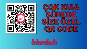 çok hızlı bir şekilde size özel QR kod oluşturabilirim