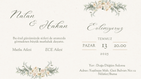 Etkinliklere Özel Şık, Dijital Davetiye Tasarımları