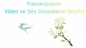 ses veya video dosyasını anlaşılır metne dönüştürebilirim