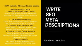 SEO Uyumlu Meta Açıklama Yazımı