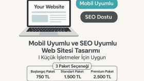 mobil uyumlı ve seo uyumlu web siteleri yapabilirim