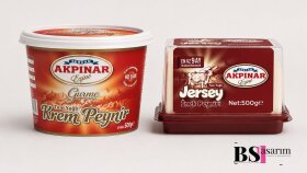 Akpınar Süt Ürünleri Etiket Tasarımı