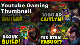 youtube oyun videonuz için thumbnail tasarlarım