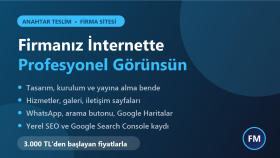 firmanıza anahtar teslim kurumsal web sitesi kurarım