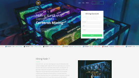 Cerberus Mining Web Site Tasarımı