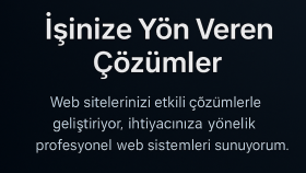 sizlere özel web sistemleri ve dijital çözümler geliştiririm