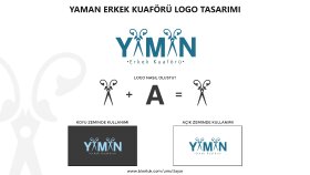 YAMAN Erkek Kuaförü Logo Tasarımı