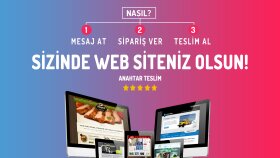 anahtar teslim web sitesi yapabilirim