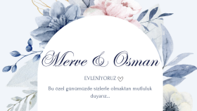 özel günlerinize özel davetiye tasarlarım