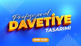 Kişiye özel davetiye hazırlarım