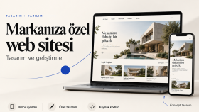 markanıza özel web sitesi tasarlar ve geliştiririm
