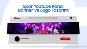 Spor Youtube Kanalı Banner ve Profil Resmi Tasarımı
