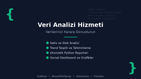  Python ile verilerinizi analiz edip rapor oluştururum