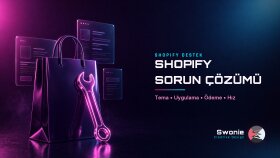 Shopify websitendeki herhangi sorunu çözebilirim