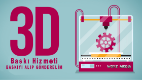 projeleriniz için 3d yazıcı ile 3d baskı alabilirim