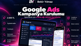 işletmeniz için Google Ads reklam kampanyası kurarım