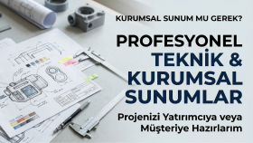 profesyonel kurumsal sunum ve pitch deck tasarlarım