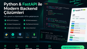 Python ve FastAPI ile backend sistemleri geliştiriyorum