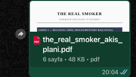 The Real Smoker Kısa Film Senaryosu